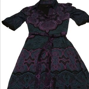 Laundry by Shelli Segal Graphic Design Dress